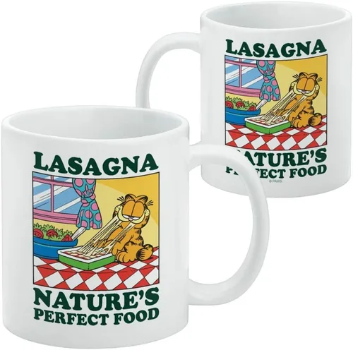 Miniatura 2 de GRAPHICS & MORE Garfield Lasagna The Perfect Food Taza de café de cerámica, tazas de regalo novedosas para café, té y bebidas calientes, 11 onzas