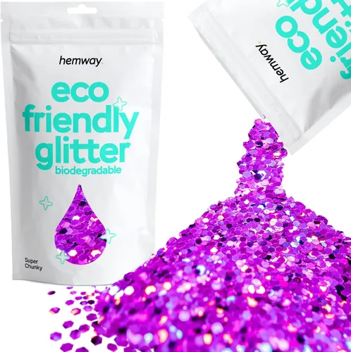 Miniatura 43 de Purpurina biodegradable, holográfica plateada, 3.5 onzas, respetuosa con el medio ambiente, extra gruesa, bioecológica, vegana para festivales