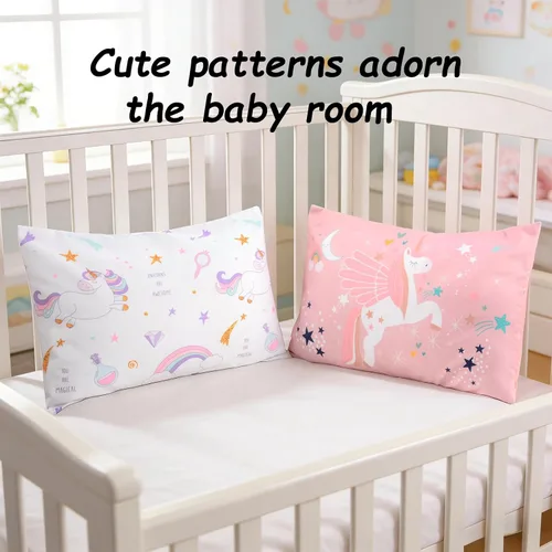 Miniatura 6 de UOMNY Fundas de almohada para niños pequeños para almohadas de 13X18 12x16 14x19 Funda de almohada de unicornio para niñas Paquete de 2 Fundas