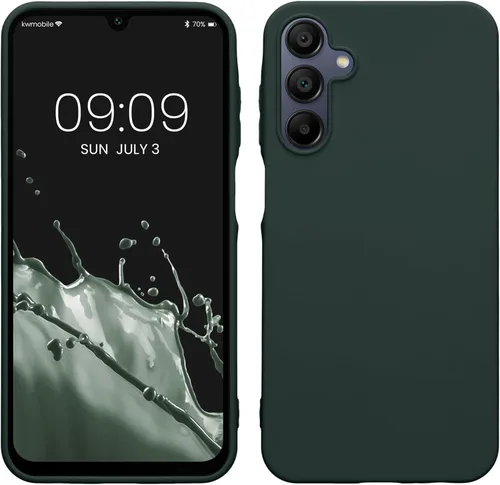 Miniatura 49 de kwmobile Funda compatible con Samsung Galaxy A23 4G / 5G - Funda de silicona TPU metálica suave y delgada - Rojo oscuro metálico