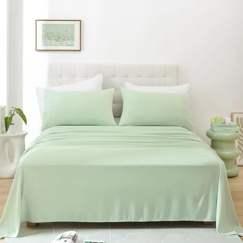 Miniatura 8 de Whitney Home Textile - Juego de sábanas tamaño King, sábanas de microfibra suaves de hotel tamaño King, bolsillo extra profundo, juegos de sábanas