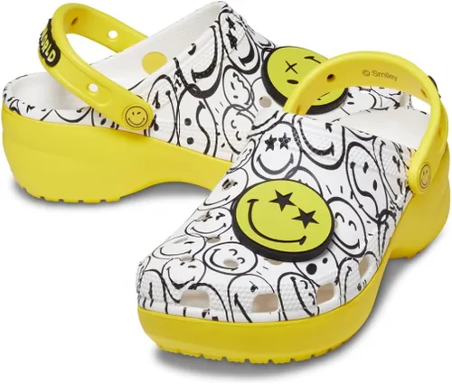 Miniatura 2 de Crocs Zappos Print Lab SmileyWorld Classic Platform Clog