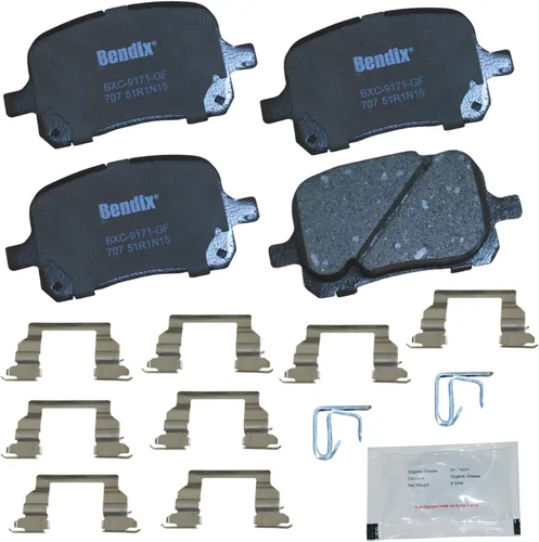 Miniatura 206 de Pastillas de freno delanteras cerámicas Bendix Priority1 CFC2302 para Hyundai Elantra 2021, Sonata 2022-2020, Kia K5 2023-2021