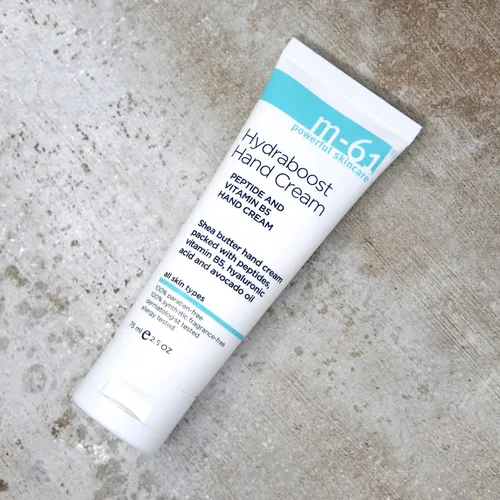 Miniatura 4 de m-61 Hydraboost Crema de manos Crema de manos de rápida absorción y sin fragancia con manteca de karité, ácido hialurónico y vitamina E - 2.5