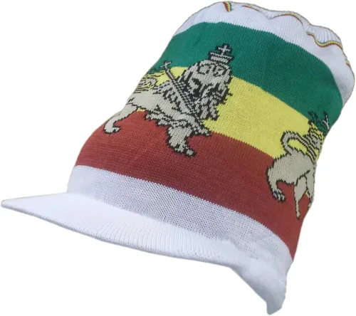 Miniatura 30 de Shoe String King SSK Rasta Knit Tam Hat Dreadlock Gorra con múltiples diseños y tamaños.