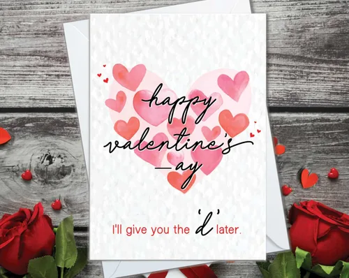 Miniatura 4 de Tarjeta de San Valentín sucia para ella, divertida y sexy tarjeta de San Valentín para adultos, novia, esposa, tarjeta de amor traviesa y obscena
