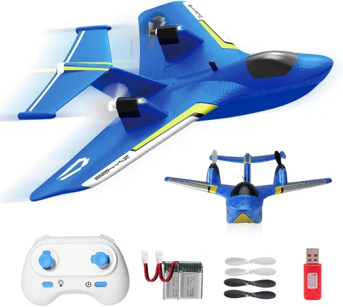 Avión de agua a control remoto, avión RC para agua, tierra y aire, avión de control remoto, juguetes de combate volador, estabilizador de giroscopio