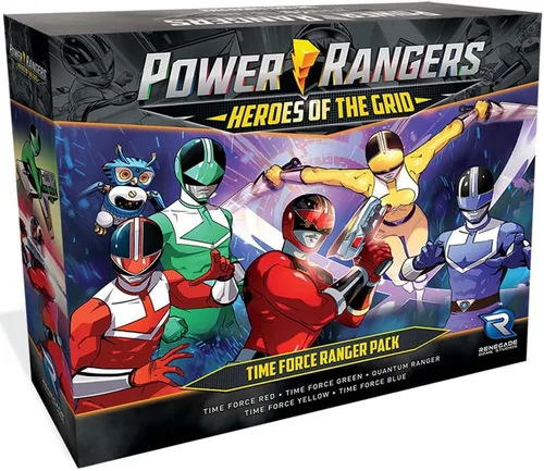 Renegade Game Studios Power Rangers Time Force Expansión para Heroes of The Grid Juego de mesa, 2-5 jugadores, mayores de 14 años