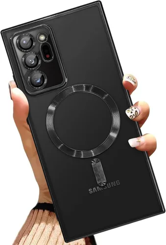 Miniatura 9 de AIGOMARA - Funda magnética para Samsung Galaxy Note 10 Plus de 6,8 pulgadas, color negro Wireless Charging Compatible, Flexible, Soft TPU