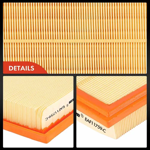 Miniatura 8 de Filtro de aire de motor A-Premium compatible con Mercedes-Benz C300 2015-2018, C350e 2016-2018, E300 2017-2019, GLC300 2016-2019, GLC350e 2018-2020