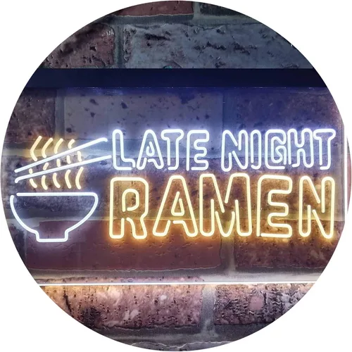 Miniatura 15 de ADVPRO Letrero de neón LED de doble color para ramen japonés de ramen, azul y rojo, 12 "x 8.5" st6s32-i3305-br