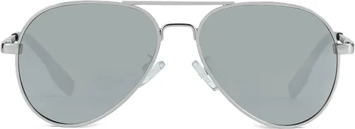 Miniatura 45 de Gafas de sol polarizadas de aviador pequeñas para niñas y niños de 4 a 16 años