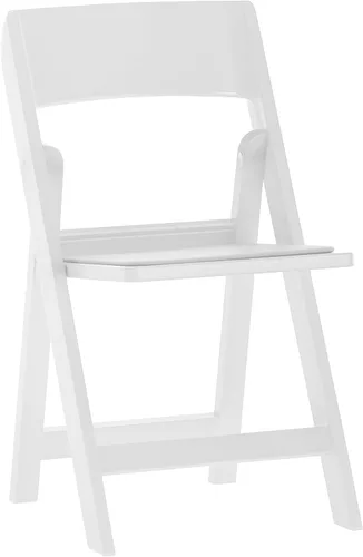 Miniatura 14 de Flash Furniture Hercules Tucker - Silla plegable de resina negra comercial, ligera, asiento extraíble acolchado de vinilo, para uso en interiores