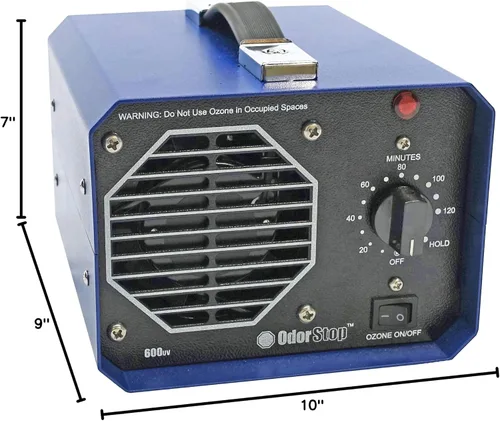 Miniatura 4 de OdorStop OS600UVFBA Travel/Mini Size Ozone/UV Purificador de aire para áreas de 600 pies cuadrados y más