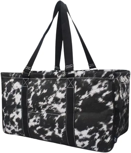 Miniatura 17 de NGIL Bolsa de comestibles reutilizable extra grande plegable de gran tamaño para comestibles, almacenamiento, picnic, playa, Flecha-negro