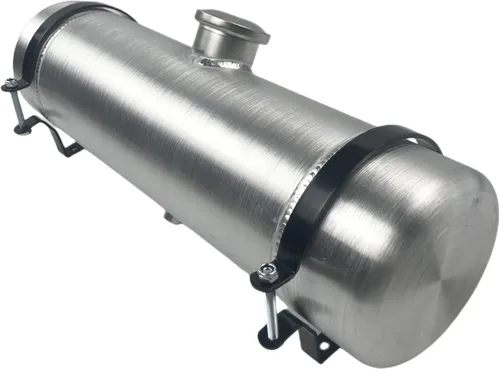 Miniatura 14 de JSD 3/4 Galón en total 15,2 cm x 20,3 cm Tanque de combustible de aluminio redondo pequeño para celda de combustible girada + Soporte de llenado
