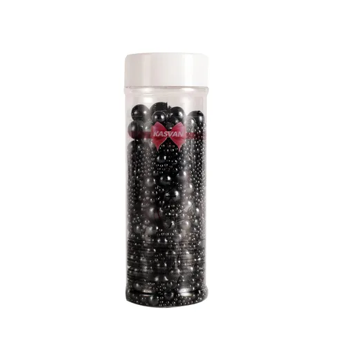 Miniatura 9 de Kasvan Black Pearl - Gránulos de azúcar comestibles – Perlas de caramelo comestibles 4.59 oz/4.58 onzas, tamaño mezclado, decoraciones de pasteles