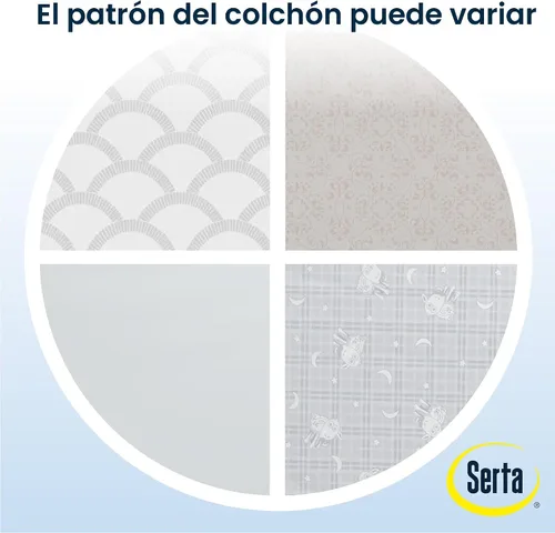 Miniatura 4 de Serta Perfect Start Cuna y colchón limitados para bebé y niño pequeño de doble cara, núcleo de fibra transpirable, certificado GREENGUARD Gold