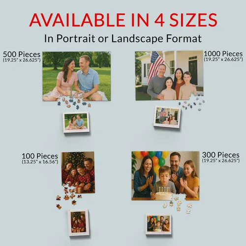 Miniatura 5 de MyPuzzle Rompecabezas de Foto Personalizado - Rompecabezas Personalizado Hecho de Tu Propia Imagen, Regalo Ideal para Cumpleaños, Día de la Madre