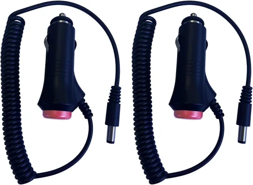 DC 0.217 x 0.083 in Cargador de coche Cable de fuente de alimentación, 12V-24V 4.9FT Adaptador de enchufe de encendedor de cigarrillos de coche