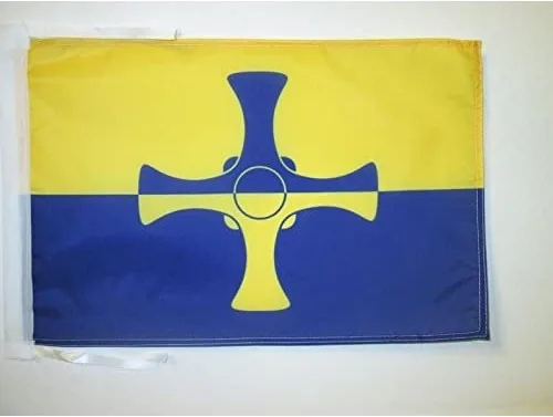 Miniatura 1226 de Bandera de México AZ FLAG, 45.7 x 30.5 cm, con cordones - Pequeñas banderas mexicanas de 30 x 45 cm - Bandera de 45.7 x 30.5 cm