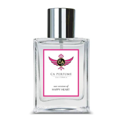 CA Perfume Impression of Happy Heart - Perfumes de larga duración con fragancia floral de Chypre para mujer, Eau De Parfum de 1.7 fl oz, 1.7 fl oz