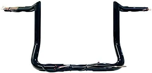 Dominator Industries Perchas de 1 1/4 pulgadas precableadas de 12 pulgadas para barra de gancho de carne, color negro, compatibles con Negro