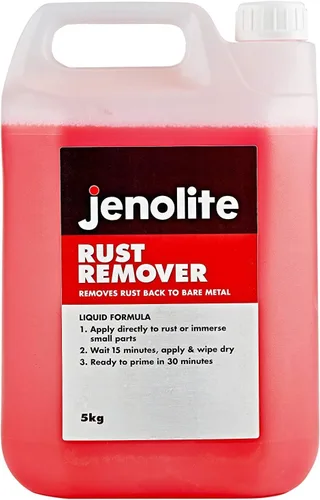 JENOLITE Removedor de óxido original líquido - Tratamiento de óxido de resistencia industrial - Elimina el óxido hasta el metal desnudo - 1.32