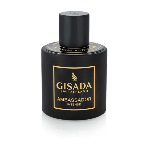 Gisada Ambassador Intense Cologne para hombres – Perfume para hombres con aroma fuerte y masculino y fragancia clásica – Aroma duradero con notas