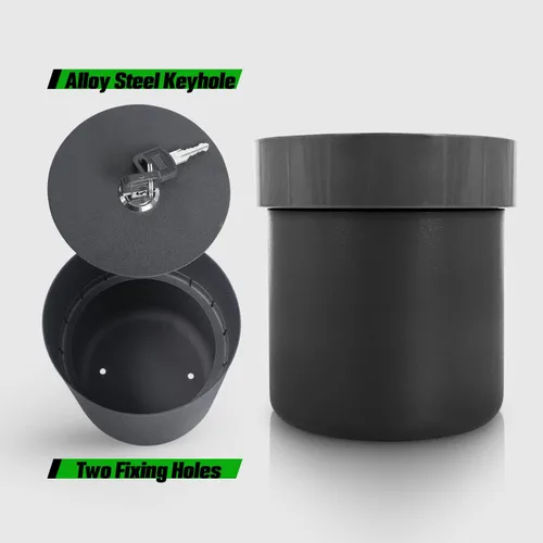 Miniatura 4 de Caja Fuerte Oculta en Forma de Maceta (Negro)
