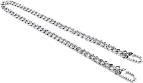 Miniatura 12 de Correas de metal para bolso de cadena plana, reemplazo de cadena para bolso cruzado de hombro y axilas, Dorado antiguo Oro envejecido