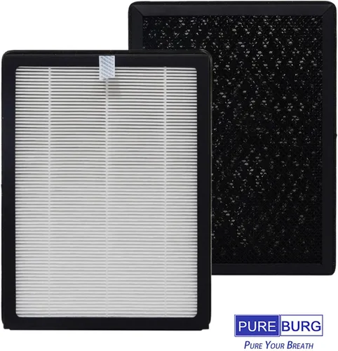 Miniatura 3 de PUREBURG Filtro de repuesto compatible con purificador de aire Cuisinart CAP-500 N.º de parte: CAP-500FPK, H13 True HEPA y filtración multicapa