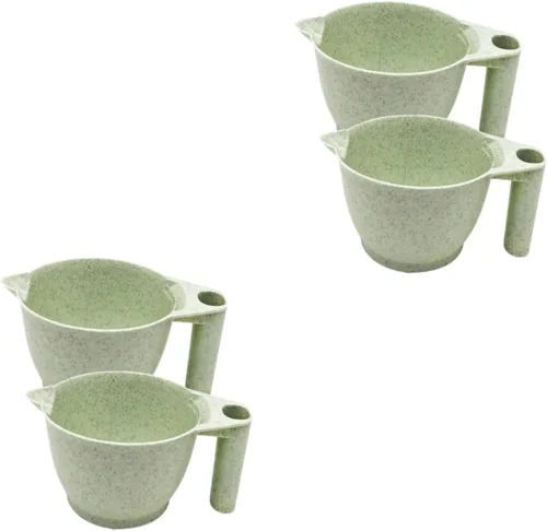 Miniatura 10 de minkissy Paquete de 2 cuencos de tinte para el cabello con mango ergonómico de 6.69 x 3.54 x 3.14 pulgadas, cuencos de mezcla