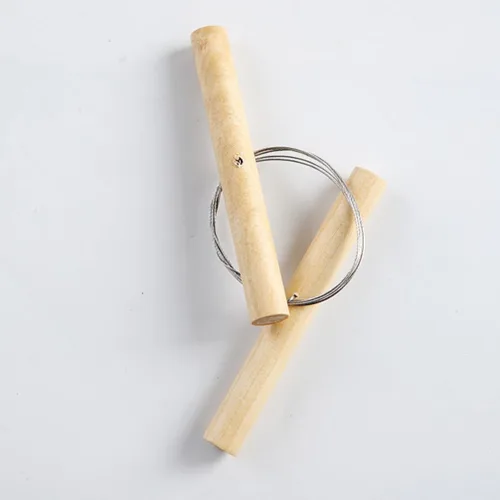 Miniatura 7 de EXCEART Cortador de arcilla de alambre con mango de madera, alambre de acero, herramienta de corte de arcilla de plastilina de queso, línea
