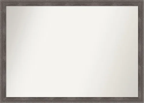 Miniatura 80 de Amanti Art Espejo personalizado, espejo de baño gris plomo a rayas, espejo de pared o espejo de tocador de baño sobre el fregadero