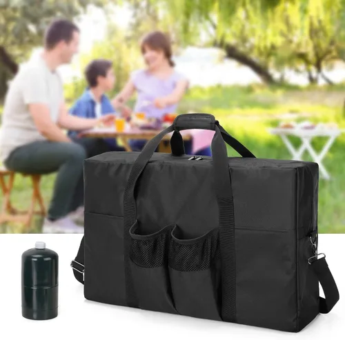 Miniatura 7 de samdew Funda de transporte para estufa de campamento, bolsa de almacenamiento para estufa de campamento compatible con estufa de gas Coleman de 2