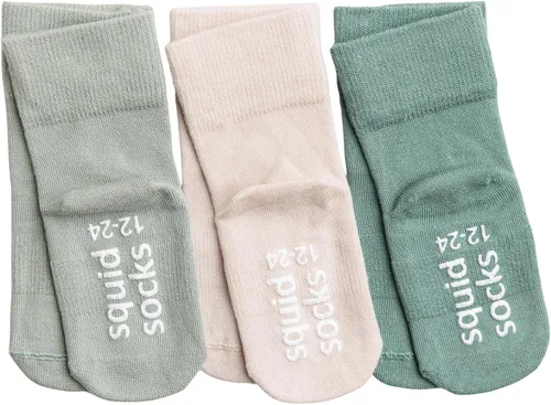 Miniatura 74 de squid socks Calcetines de viscosa de bambú 0-6M, 6-12M, 12-24M y 2T-3T Calcetines que se mantienen puestos