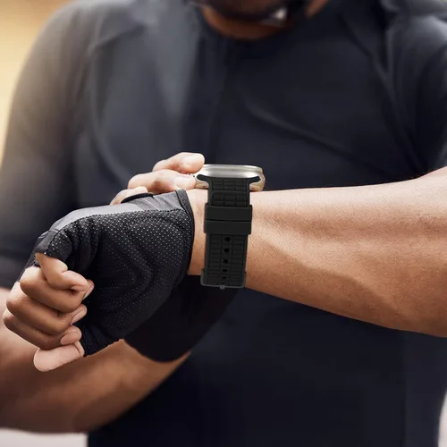 Miniatura 7 de Bandiction Paquete de 2 correas de nailon resistentes compatibles con Apple Watch Ultra Band de 1.929 in 1.772 in 1.732 in 1.654 in, correas anchas