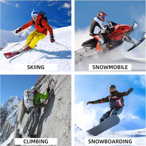 Miniatura 7 de Guantes de esquí de invierno con pantalla táctil, guantes de nieve impermeables para hombres y mujeres, guantes de snowboard cálidos para motos