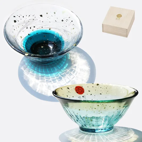 Miniatura 9 de Tazas de sake japonesas hechas a mano – Exquisita cristalería artesanal para sake frío y shochu, elegante vajilla para cualquier ocasión, fabricada