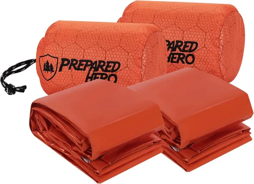 Miniatura 8 de Bolsa de supervivencia Hero de Prepared Hero – 1 paquete – Herramienta de supervivencia de emergencia héroe bolsa de supervivencia para camping