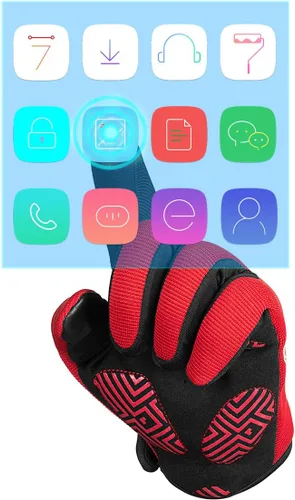 Miniatura 2 de Guantes de ciclismo VMFTS con gel y guantes deportivos sin dedos completos para fitness, levantamiento de pesas, entrenamiento de escalada