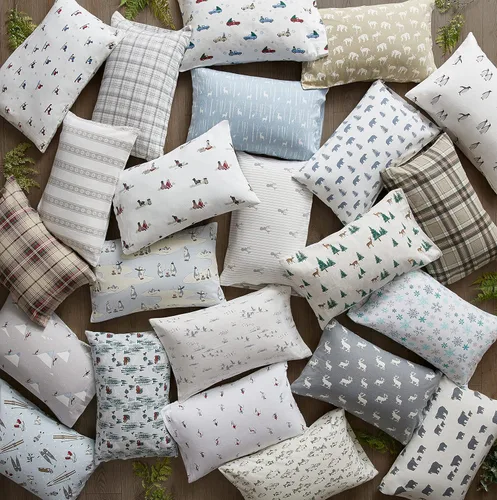 Miniatura 5 de Eddie Bauer - Sábanas individuales, juego de ropa de cama de franela de algodón, cepillada para mayor suavidad, decoración acogedora para el hogar