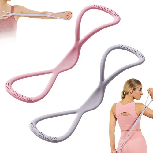 Bandas de resistencia, 2025 nueva figura 8 bandas de resistencia para mujeres y hombres, bandas de ejercicio con asas para entrenamiento, brazo,