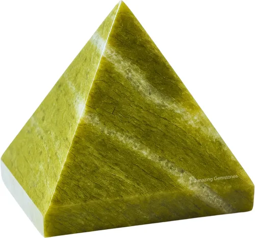 Miniatura 39 de Piedras Curativas de Cristal de Pirámide de Cuarzo Claro de Amazing Gemstone - Figura de Gran Pirámide de 2" de Piedra Natural para Meditación
