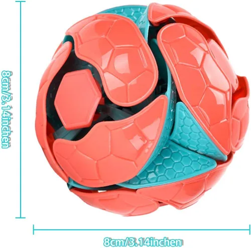 Miniatura 5 de Pelota de juguete - Fútbol lanzado a mano, bola de deformación que cambia de color, forma fresca Rojo