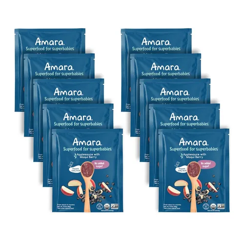 Miniatura 16 de Amara Alimento orgánico para bebés, etapa 3, grano antiguo, cereales para bebés para mezclar con leche materna, agua o fórmula para bebés, bolsas