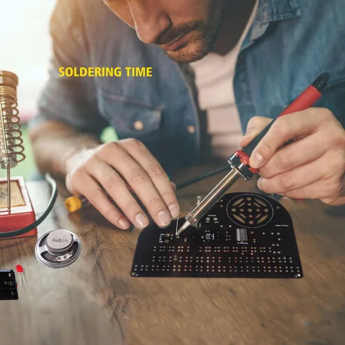Miniatura 4 de Kit de Proyecto de Soldadura de Piano DIY, Kit de Práctica de Soldadura Electrónica, Gran Proyecto STEM y Regalo, Multifuncional