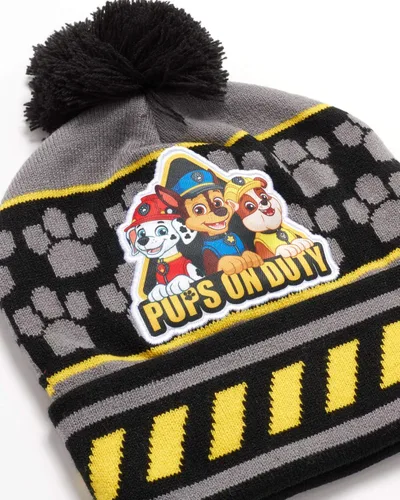 Miniatura 4 de Nickelodeon Paw Patrol - Conjunto de gorro y guantes de invierno para niños (edad 2-7)