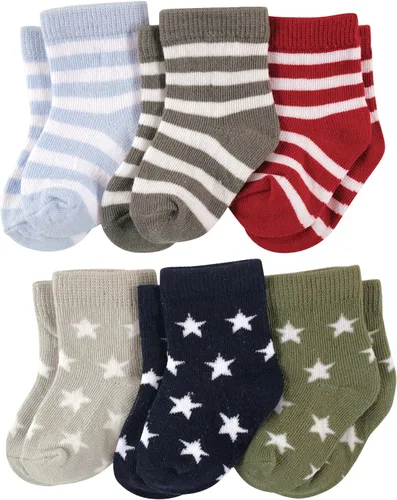 Miniatura 24 de Luvable Friends Conjunto de calcetines unisex para bebé recién nacido y bebé